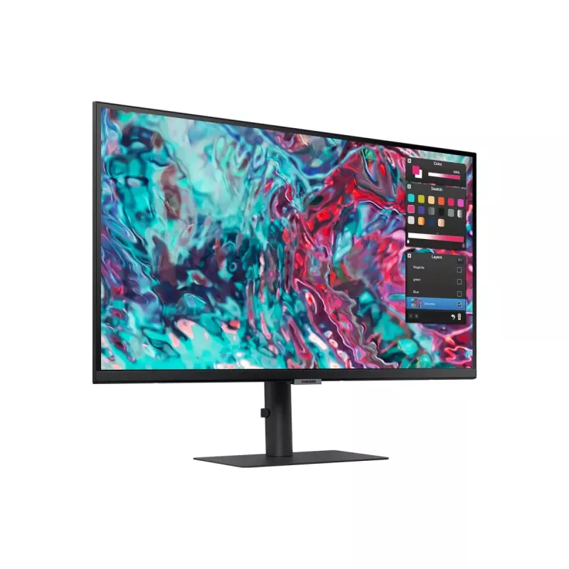 Samsung S80TB datora monitors 68,6 cm (27 colli) 3840 x 2160 pikseļi 4K Ultra HD LED Melns