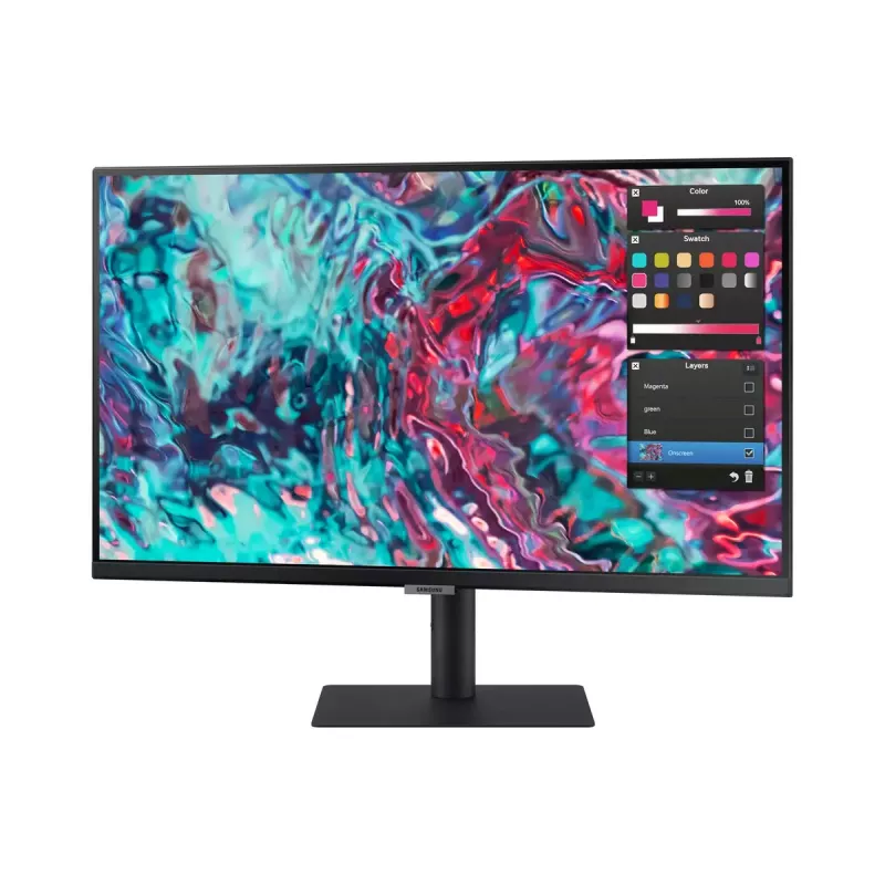 Samsung S80TB datora monitors 68,6 cm (27 colli) 3840 x 2160 pikseļi 4K Ultra HD LED Melns