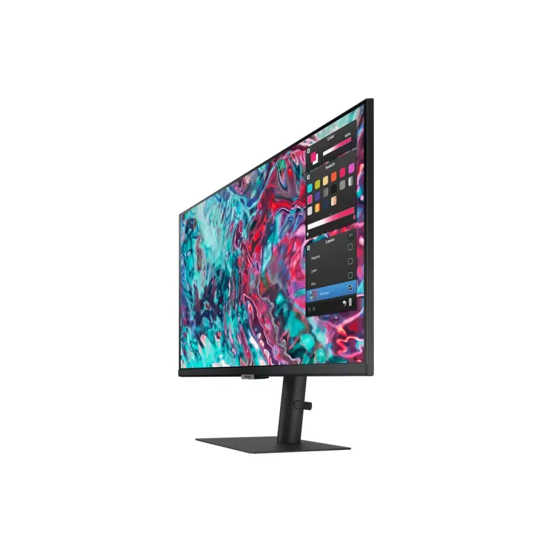 Samsung S80TB datora monitors 68,6 cm (27 colli) 3840 x 2160 pikseļi 4K Ultra HD LED Melns