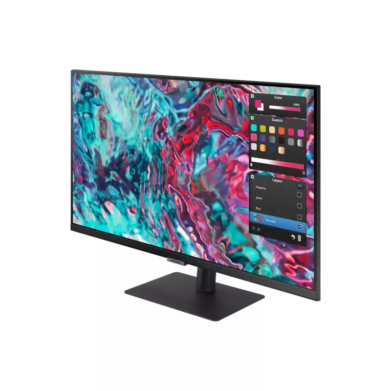 Samsung S80TB datora monitors 68,6 cm (27 colli) 3840 x 2160 pikseļi 4K Ultra HD LED Melns