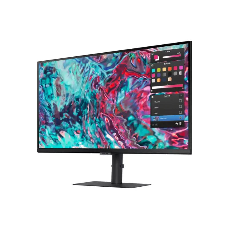 Samsung S80TB datora monitors 68,6 cm (27 colli) 3840 x 2160 pikseļi 4K Ultra HD LED Melns