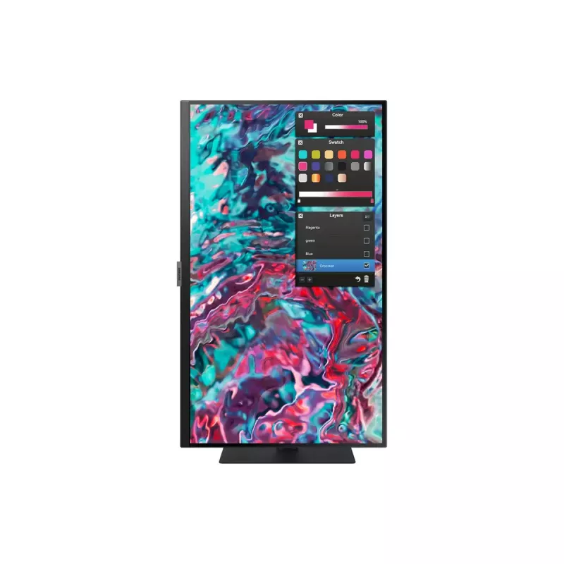 Samsung S80TB datora monitors 68,6 cm (27 colli) 3840 x 2160 pikseļi 4K Ultra HD LED Melns