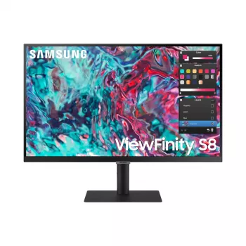 Samsung S80TB datora monitors 68,6 cm (27 colli) 3840 x 2160 pikseļi 4K Ultra HD LED Melns