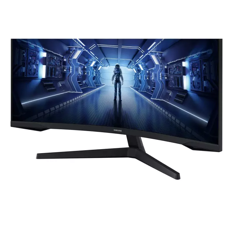 Samsung G55T datora monitors 86,4 cm (34 colli) 3440 x 1440 pikseļi UltraWide Quad HD LED Melns