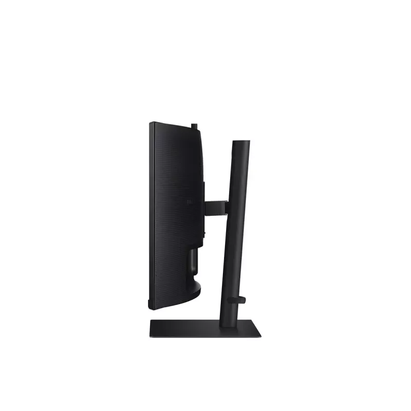 34 collu Samsung S65VC UltraWide Quad HD 3440x1440 izliekts VA LCD monitors ar USB-C PD 90W, iebūvētiem skaļruņiem, 100 Hz