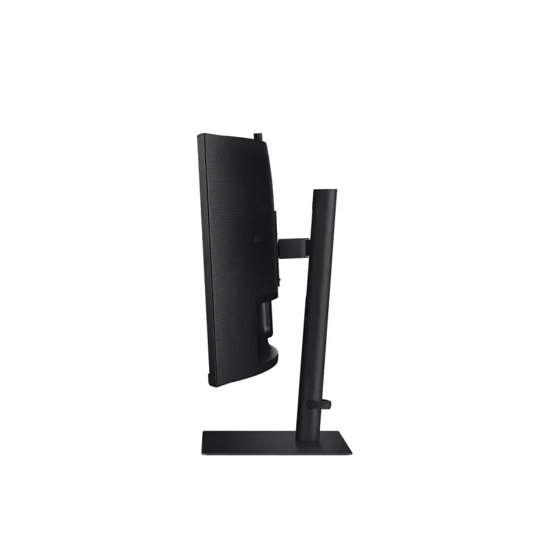 34 collu Samsung S65VC UltraWide Quad HD 3440x1440 izliekts VA LCD monitors ar USB-C PD 90W, iebūvētiem skaļruņiem, 100 Hz