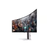 Samsung G93SC datora monitors 124,5 cm (49 colli) 5120 x 1440 pikseļi Dual QHD OLED Sudrabs