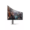 Samsung G93SC datora monitors 124,5 cm (49 colli) 5120 x 1440 pikseļi Dual QHD OLED Sudrabs