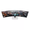 Samsung G93SC datora monitors 124,5 cm (49 colli) 5120 x 1440 pikseļi Dual QHD OLED Sudrabs