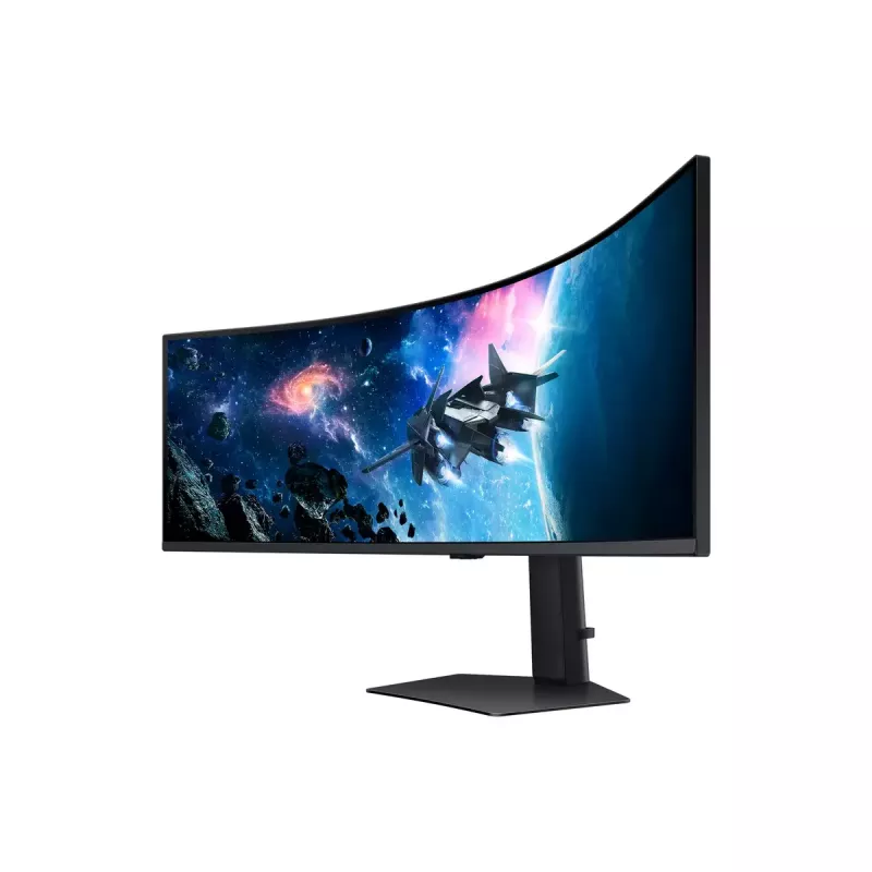 Samsung G95C datora monitors 124,5 cm (49 colli) 5120 x 1440 pikseļi Dual QHD LED Melns