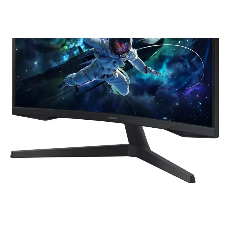 Samsung G55C monitors 27 collu Quad HD 2560x1440 VA LED izliekts 1000R, 165Hz, 1ms, FreeSync, VESA, melns