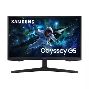 Samsung G55C monitors 27 collu Quad HD 2560x1440 VA LED izliekts 1000R, 165Hz, 1ms, FreeSync, VESA, melns