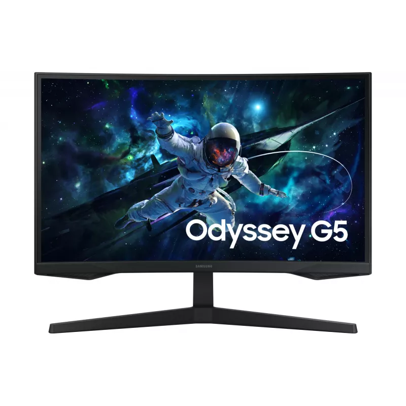 Samsung G55C datora monitors 68,6 cm (27 collas) 2560 x 1440 pikseļi Wide Quad HD LED melns