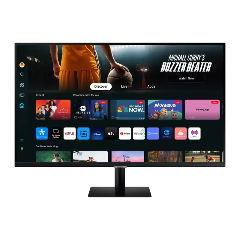 Samsung M70D datora monitors 81,3 cm (32 colli) 3840 x 2160 pikseļi 4K Ultra HD LED Melns