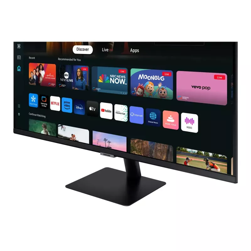 Samsung M70D datora monitors 81,3 cm (32 colli) 3840 x 2160 pikseļi 4K Ultra HD LED Melns