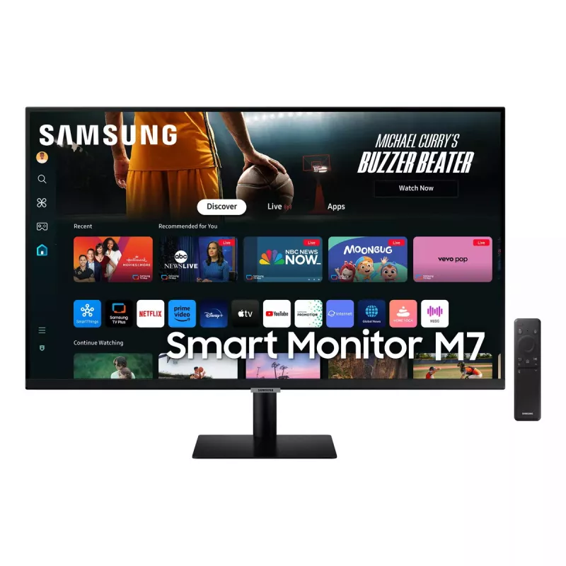 Samsung M70D datora monitors 81,3 cm (32 colli) 3840 x 2160 pikseļi 4K Ultra HD LED Melns