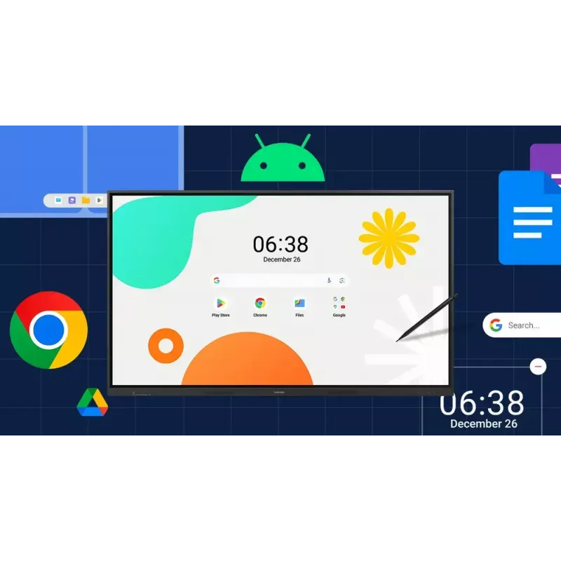 Samsung LH86WAFWLGCXEN 86 collu skārienekrāna displejs 3840 x 2160
