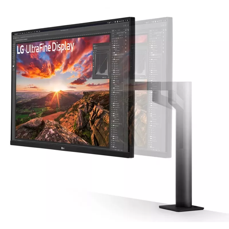LG 32UN880K-B.AEK, 80 cm (31,5 collas), 3840 x 2160 pikseļi, 4K Ultra HD, LCD, 5 ms, Melns
