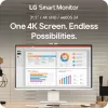LG 32U850SA-W datora monitors 80 cm (31,5 collas) 3840 x 2160 pikseļi 4K Ultra HD LED Balts