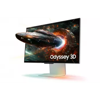 Samsung G90XF datora monitors 68,6 cm (27 collu) 3840 x 2160 pikseļi 4K Ultra HD LCD Sudrabs