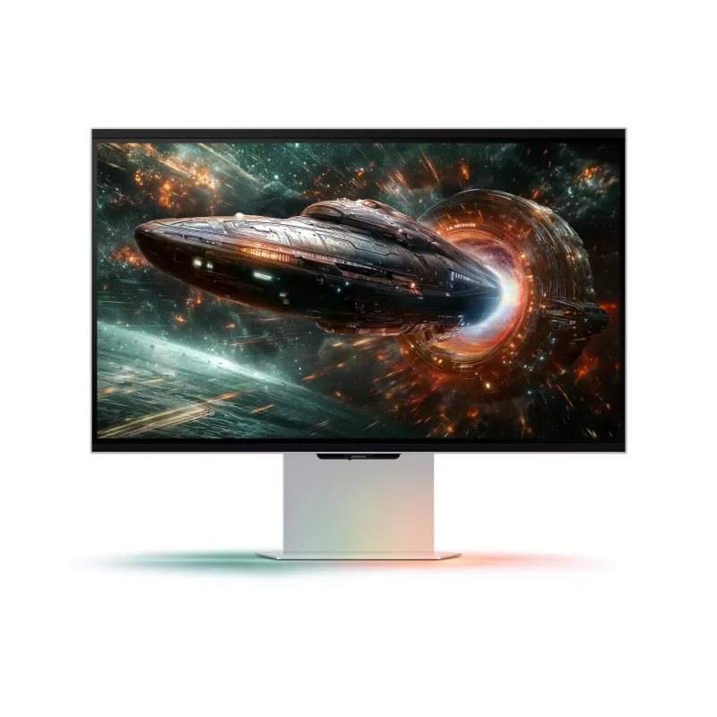 Samsung G90XF datora monitors 68,6 cm (27 collu) 3840 x 2160 pikseļi 4K Ultra HD LCD Sudrabs