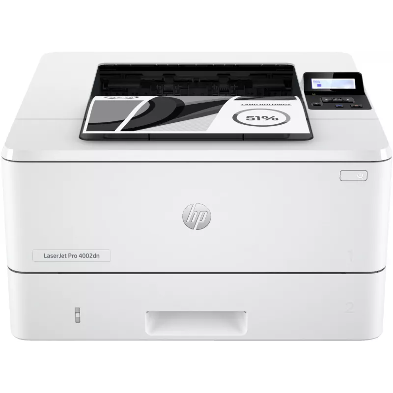 HP LaserJet Pro 4002dn printeris, lāzeris, 1200 x 1200 DPI, A4, 40 ppm, abpusējā druka, balts
