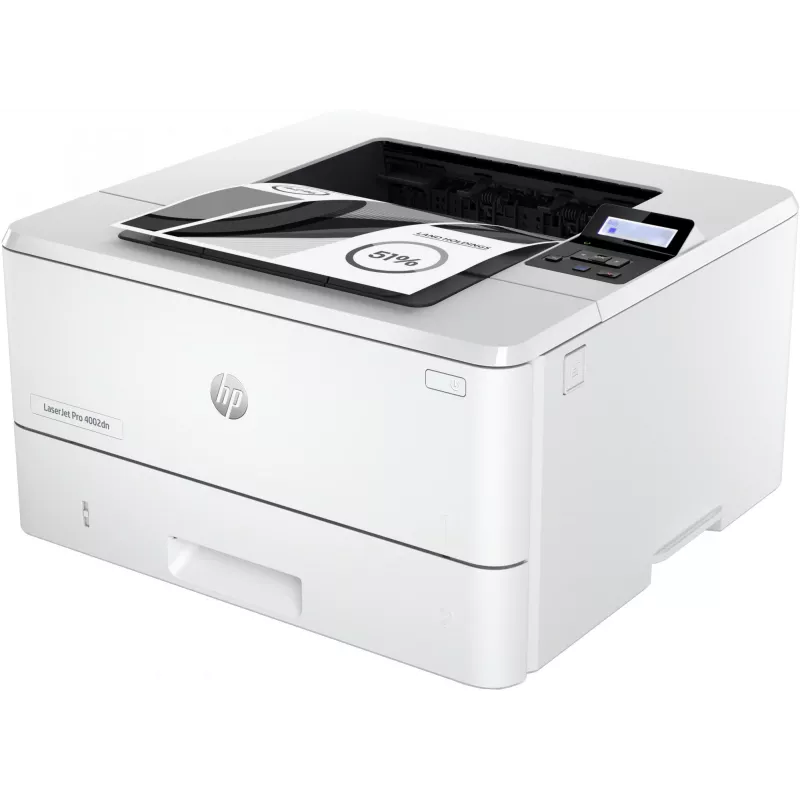 HP LaserJet Pro 4002dn printeris, lāzeris, 1200 x 1200 DPI, A4, 40 ppm, abpusējā druka, balts