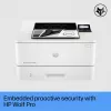 HP LaserJet Pro 4002dn printeris, lāzeris, 1200 x 1200 DPI, A4, 40 ppm, abpusējā druka, balts