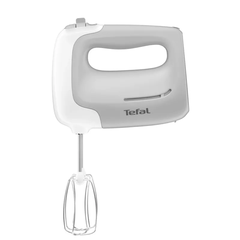 Rokas mikseris Tefal Prep'Mix HT450B — 450 W, 5 ātrumi, turbo, metāla putotāji, balts