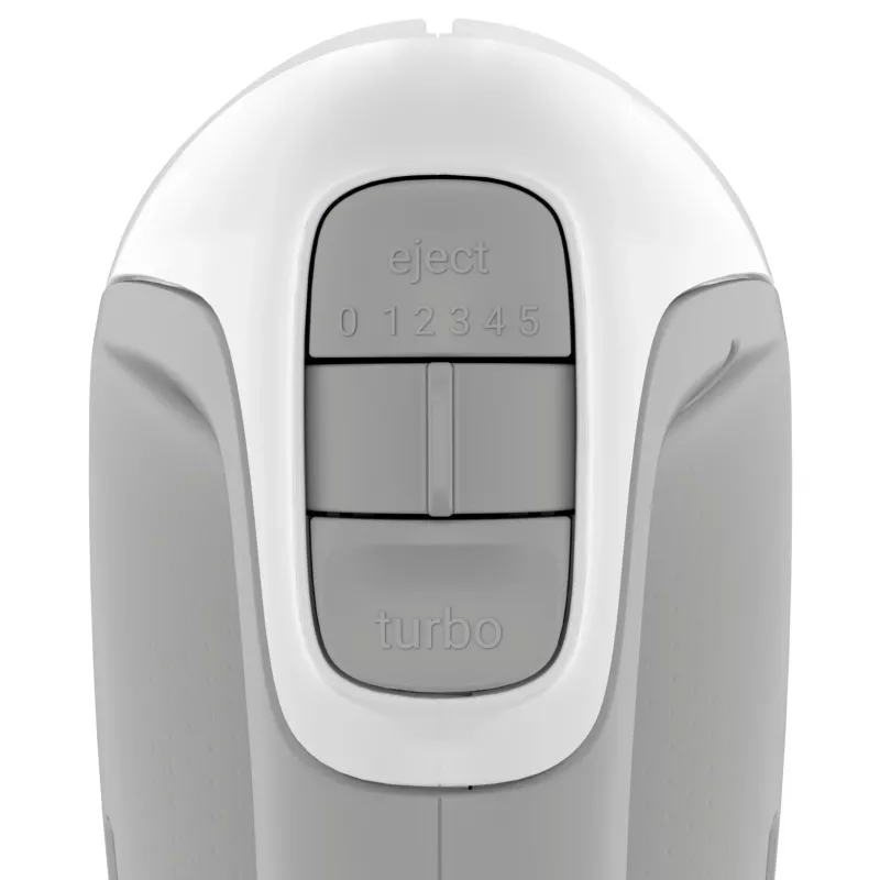 Rokas mikseris Tefal Prep'Mix HT450B — 450 W, 5 ātrumi, turbo, metāla putotāji, balts