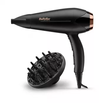 BaByliss D570DE Turbo Shine matu žāvētājs, melns