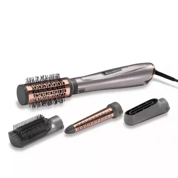 Matu veidošanas komplekts BABYLISS Air Style 1000 — 1000 W karstā gaisa matu veidotājs ar 5 cm cilindru, 2 karstuma līmeņiem, jonu funkciju un aukstās gaisa plūsmas funkciju, 4 uzgaļi
