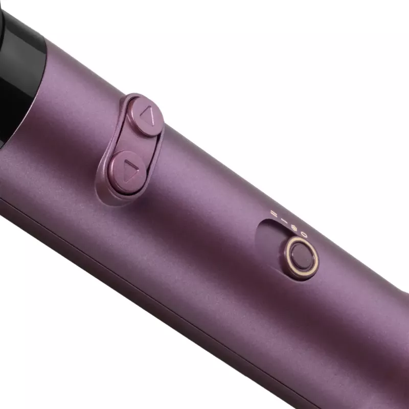 BaByliss Big Hair Dual AS950E rotējošā karstā gaisa suka, violeta/rozā