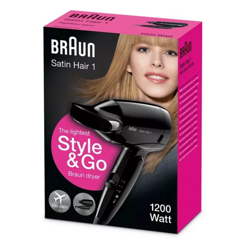 Braun HD130 matu fēns 1200 W melns