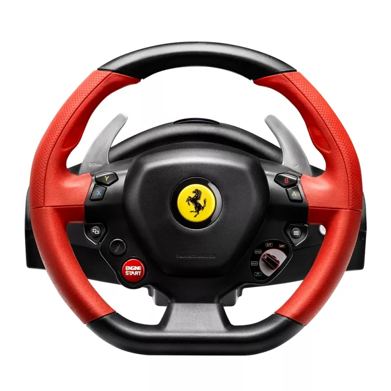 Thrustmaster Ferrari 458 Spider Melns, Red USB stūres rats + pedāļi Xbox One
