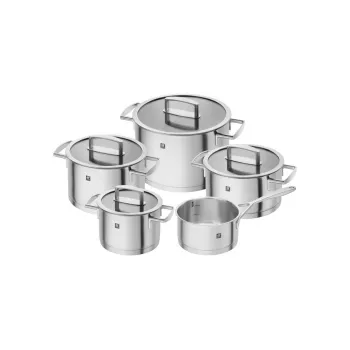 ZWILLING Vitality - Nerūsējošais tērauds - Nerūsējošais tērauds - Nerūsējošais tērauds - Nerūsējošais tērauds - Stikls - Keramika - Gāze - Halogēns - Indukcija - Noslēgta plīts virsma (66460-000-0)