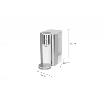 Unold Ava elektriskā tējkanna 2,5 L 2600 W sudraba, balta