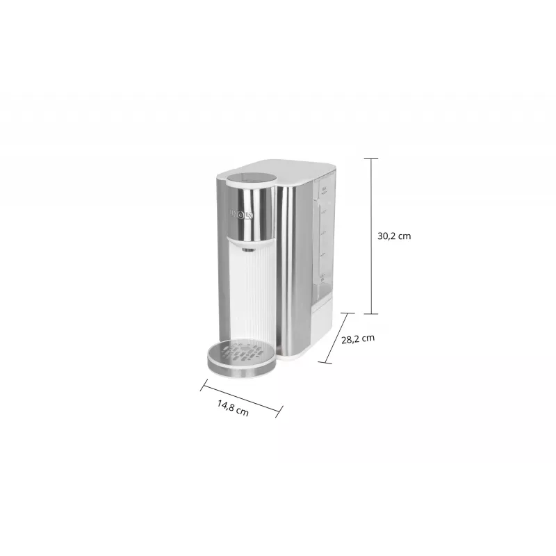 Unold Ava elektriskā tējkanna 2,5 L 2600 W sudraba, balta