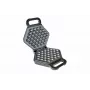 Unold Bobby 1 vafeļu cepējs 700 W Melns, Sudrabs