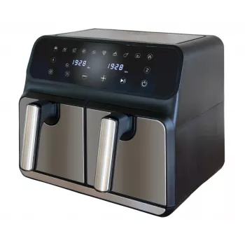 Unold 58685 fritieris Double 8 L Brīvstāvošs 1700 W Karstā gaisa fritieris Melns, Pelēks