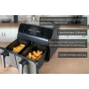 Unold 58685 fritieris Double 8 L Brīvstāvošs 1700 W Karstā gaisa fritieris Melns, Pelēks