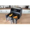 Unold 58685 fritieris Double 8 L Brīvstāvošs 1700 W Karstā gaisa fritieris Melns, Pelēks