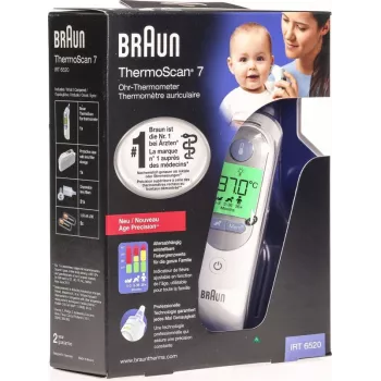 Braun ThermoScan 7 bezkontakta balts auss termometrs