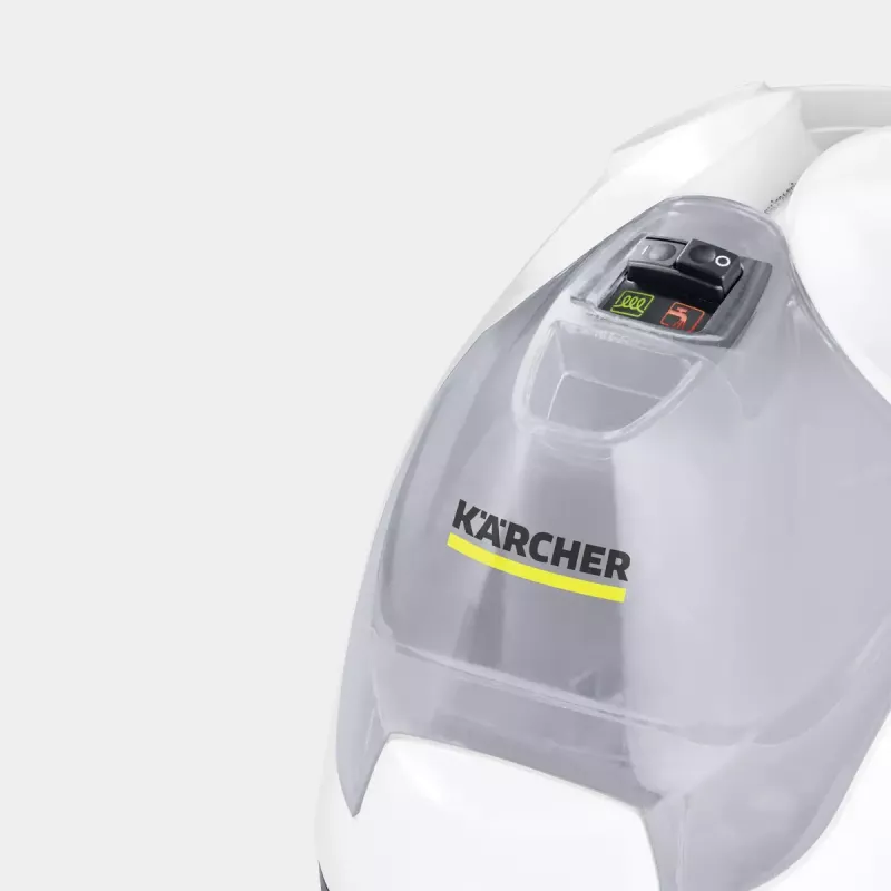 Cilindrisks tvaika tīrītājs Kärcher SC 4 EasyFix — 2000 W, 0.8 L tvertne, 3.5 bar, 2.2 m šļūtene