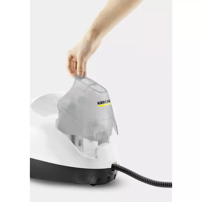 Cilindrisks tvaika tīrītājs Kärcher SC 4 EasyFix — 2000 W, 0.8 L tvertne, 3.5 bar, 2.2 m šļūtene