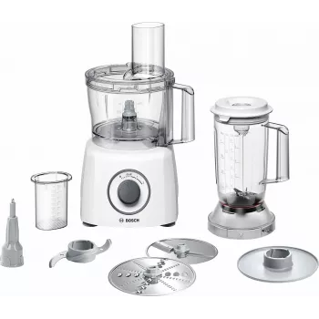 Virtuves kombains Bosch MCM3200W — 800 W motors, 2,3 l bļoda, balts