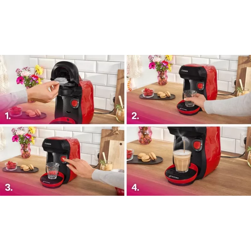 Bosch Tassimo Happy TAS103E kafijas automāts Pilnībā automātiska Kapsulu kafijas automāts 0.7 L