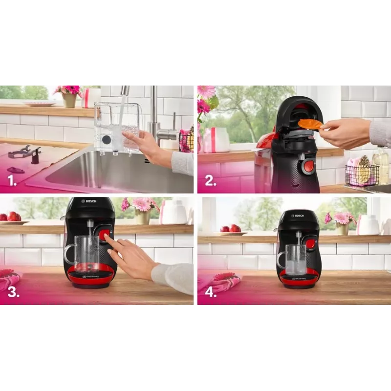 Bosch Tassimo Happy TAS103E kafijas automāts Pilnībā automātiska Kapsulu kafijas automāts 0.7 L