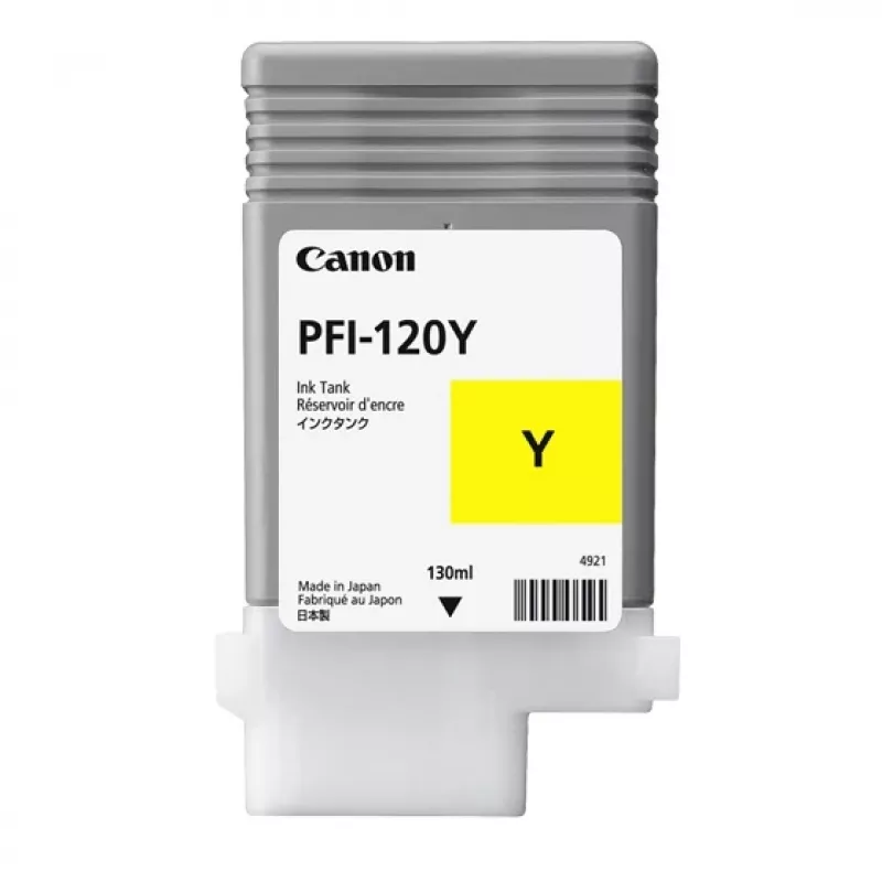 Canon PFI-120Y tintes kasetne 1 gab. oriģināla dzeltena