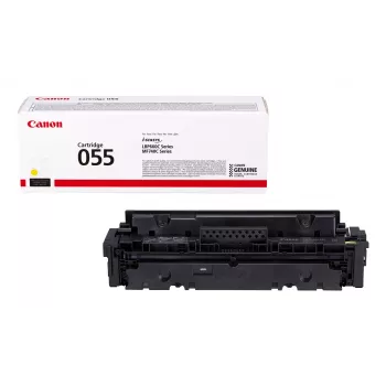 Canon 055 tonera kasetne 1 gab. Oriģināla dzeltena